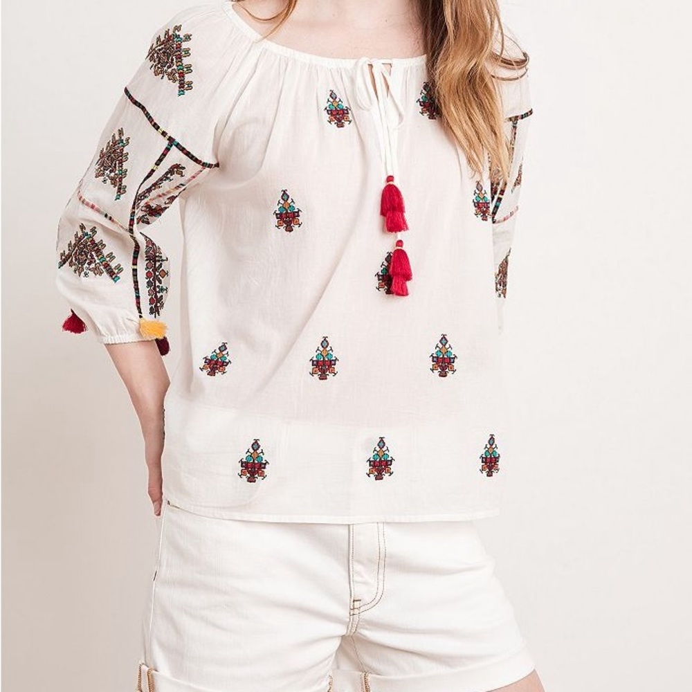 Velvet Nysa Breezy Bohemian Top